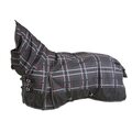 Rain Buster Fullneck blanket w 300g blue check, rain buster Musta