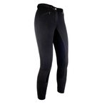 HKM Ratsastushousut kokopaikoilla, Basic Belmtex Grip Musta