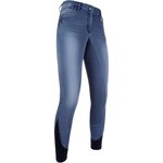 Cavallino Marino Riding breeches -Piemont Jeggings- sil. full seat Jeans blue