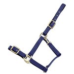 Horse Comfort Turvalta avattava nailonriimu toppauksin Tummansininen