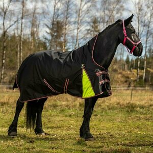 Globus Tarzan 2 highneck ulkotoppaloimi poneille, 200g, Musta, 75cm