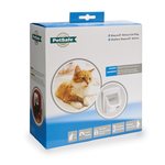PetSafe Deluxe kissanluukku magneettitunnistimella, valkoinen
