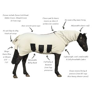 Snuggy Hoods Bug Body Horse Fly Rug