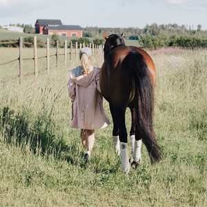 House of Horses Raincoat Pink