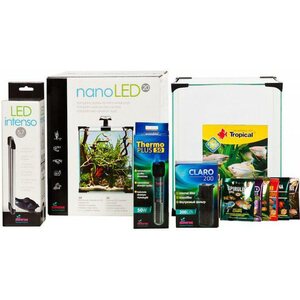 Akvaario nano led 20 25x25x30cm