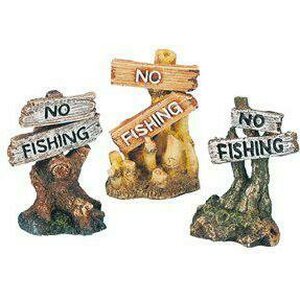 No fishing- kyltti, 8cm polyesteri, erilaisia