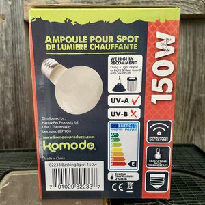 Komodo basking spot lämpölamppu 150W