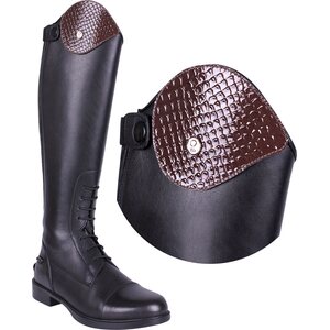 QHP Romy ratsastussaappaan reunakoriste, Croco