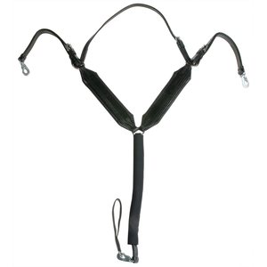 Wahlsten W-wide leather breast collar buxton for training