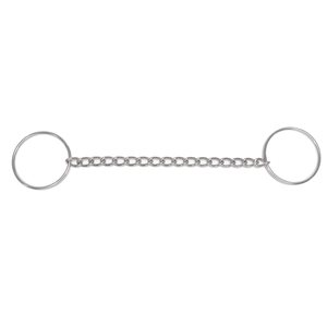 Play chain with big rings, stainless steel - 33 cm