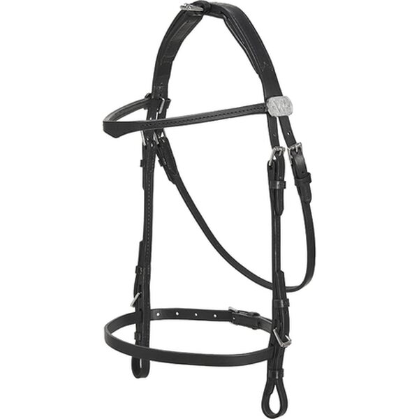 Wahlsten W-bridle leather without overcheck -light & strong