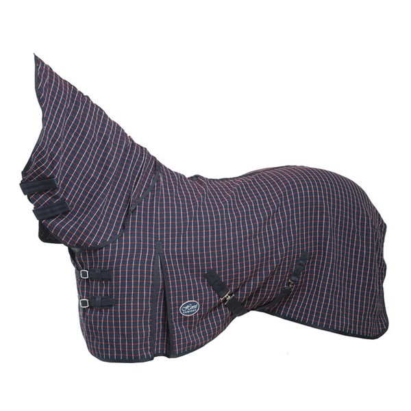 Horse Comfort Vohveliloimi fullneck puuvillaa, punaruudullinen