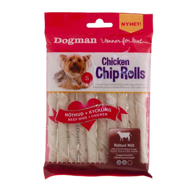 Dogman Chicken Chip Roll kana 10kpl S