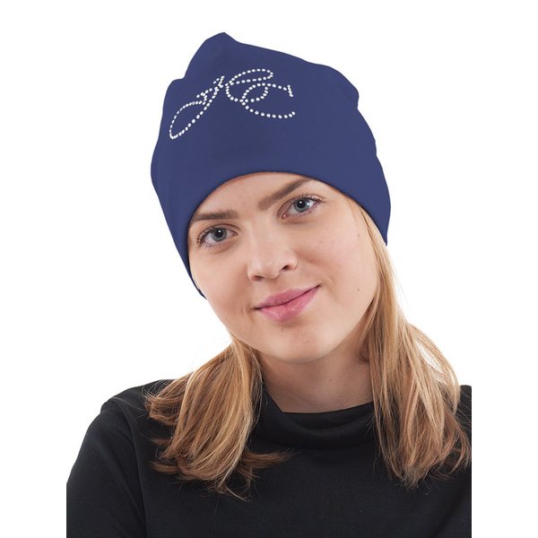 Horse Comfort Cotton hat with hc-logo, navy blue